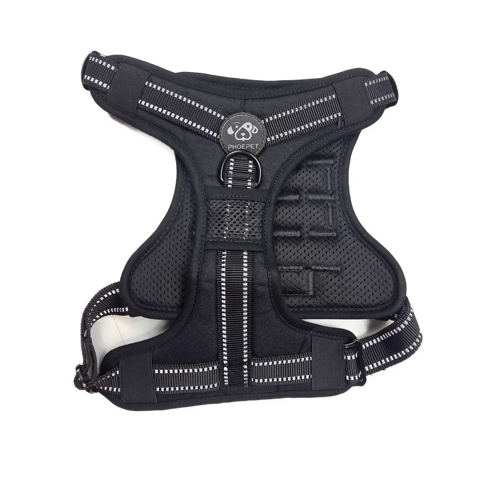 PHOEPET No Pull Tactical Dog Harness W/ Molle &‎ Loop Panels Dog Size Medium NEW